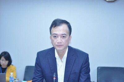 Phó Cục trưởng Cục Điều tiết điện lực Trịnh Quốc Vũ phát biểu kết luận buổi làm việc