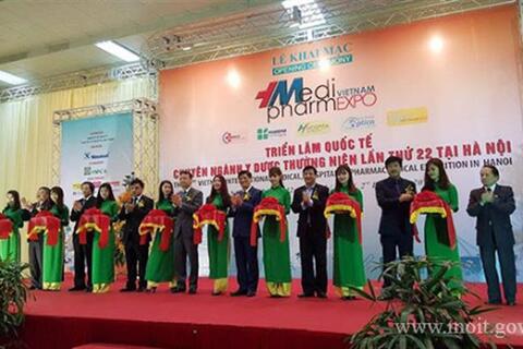 Khai mạc triển lãm quốc tế chuyên ngành y dược lần thứ 22 tại Hà Nội