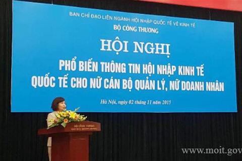 Phổ biến thông tin hội nhập 33Win62 đa dạng trò chơi, cá cược an toàn quốc tế cho nữ cán bộ quản lý, nữ doanh nhân