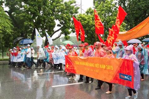 Diễu hành Tuần nhận diện hàng Việt Nam ngày 02/8/2015
