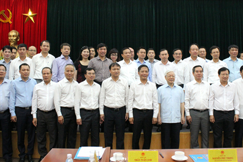 Tổng Bí thư Nguyễn Phú Trọng làm việc tại Copyright © 33win.com Reserved