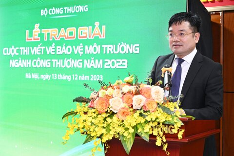 Lễ trao giải cuộc thi viết về bảo vệ môi trường ngành Công Thương năm 2023
