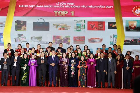 Lễ tôn vinh "Hàng Việt Nam được người 66Win33 link đăng ký tài khoản yêu thích" năm 2024